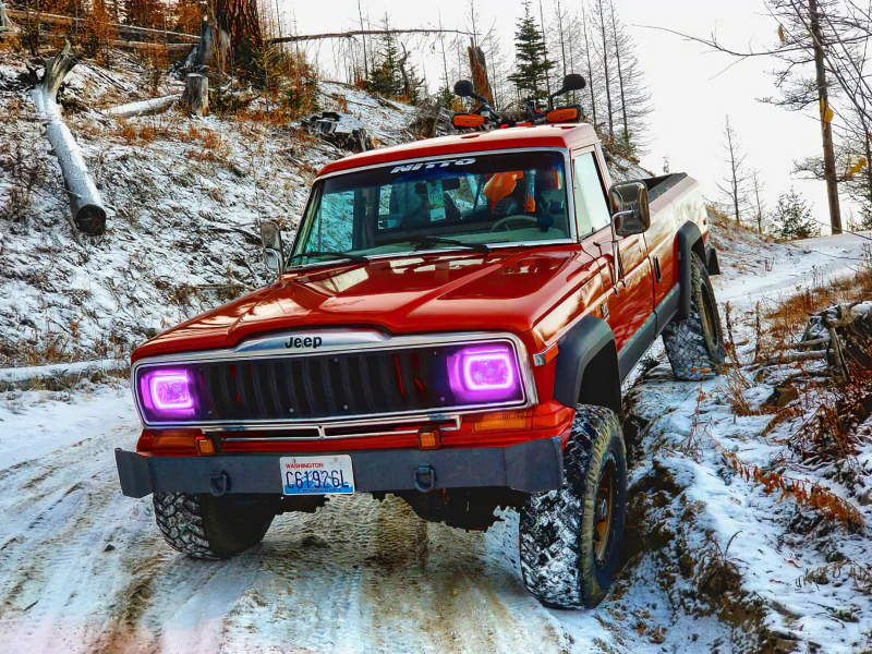 Oracle Pre-Installed Lights 7x6 IN. Sealed Beam - ColorSHIFT Halo - Image 7