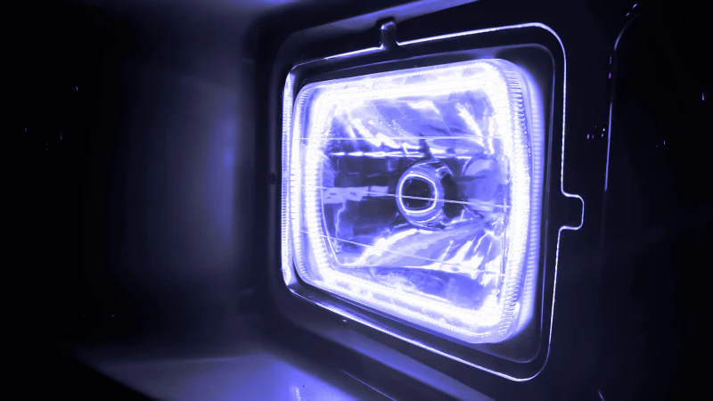 Oracle Pre-Installed Lights 7x6 IN. Sealed Beam - White Halo - Image 4