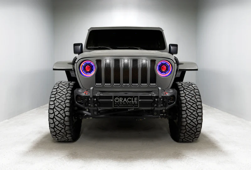 Oracle Pre-Runner Style LED Grille Kit for Jeep Gladiator JT - White - Image 3