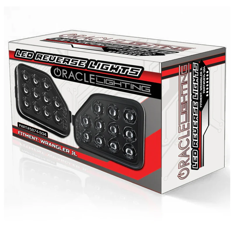 Oracle Rear Bumper LED Reverse Lights for Jeep Wrangler JL - 6000K - Image 12