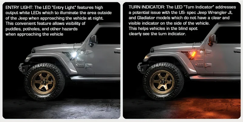 Oracle Sidetrack LED System For Jeep Wrangler JL/ Gladiator JT - Image 23