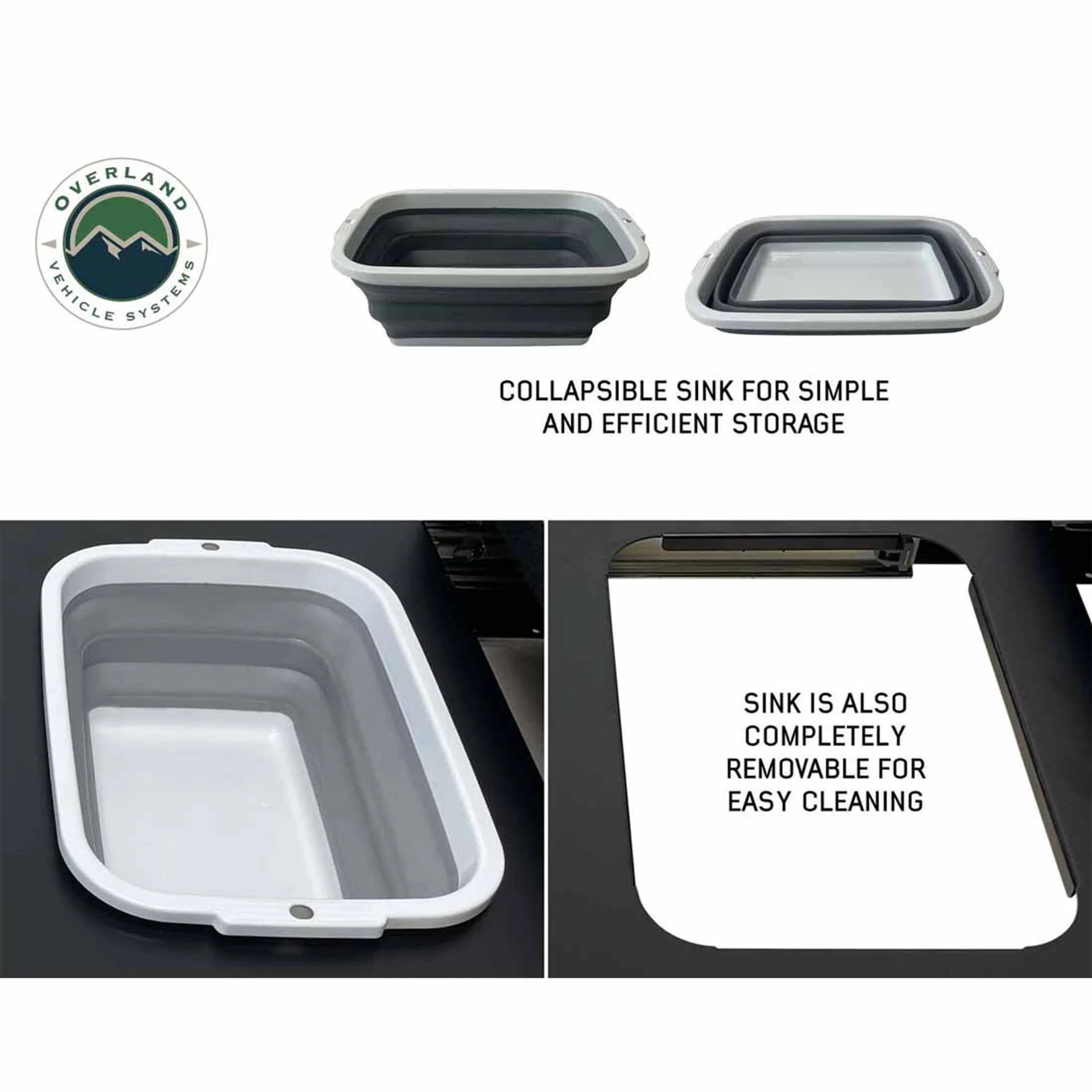 OVS Camp Cargo Box Kitchen With Slide Out Sink, Cooking Shelf and Work Station - Image 14