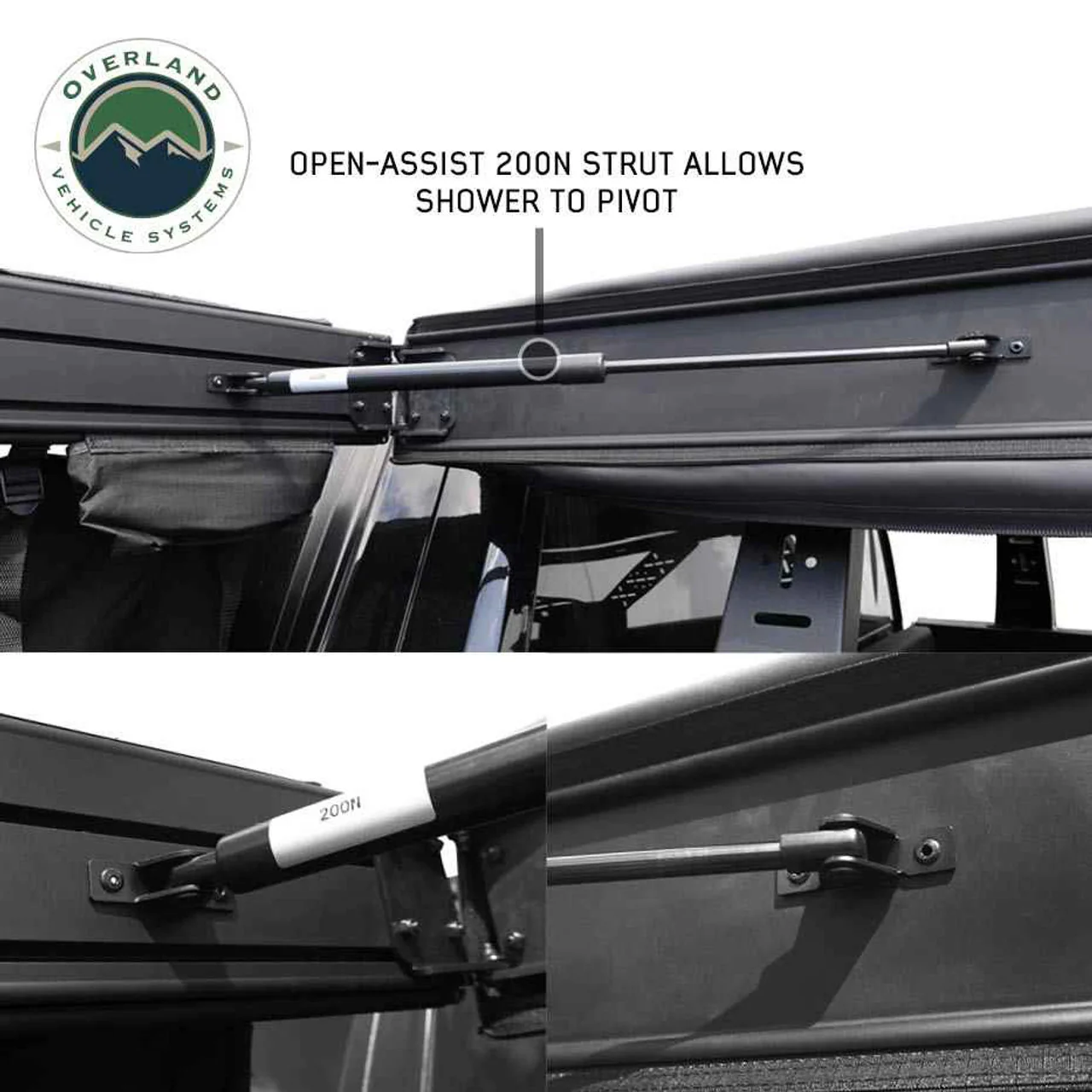 OVS XD Nomadic 90 Degree Pivot Shower Awning - Image 11