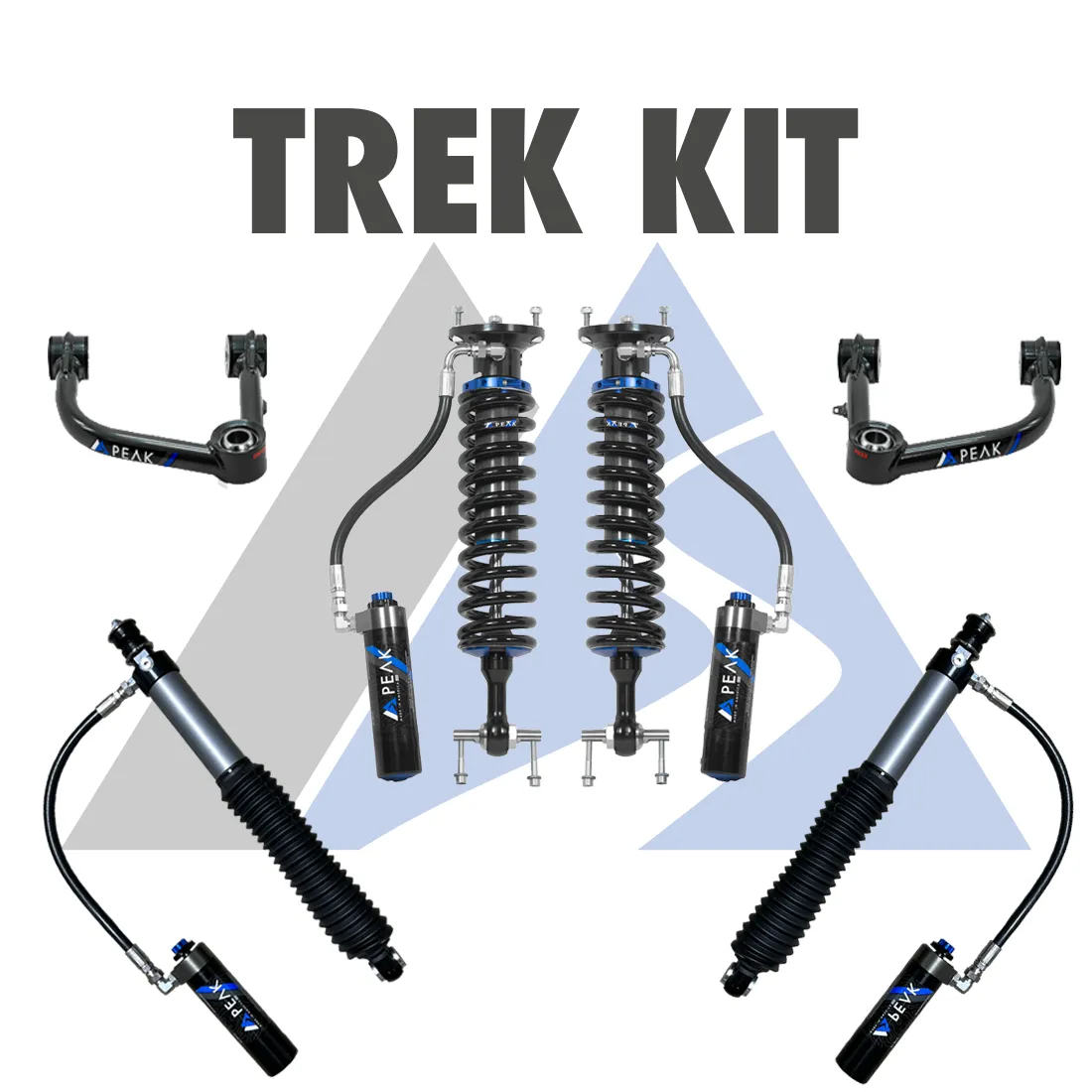 Peak Suspension 2.5″ DSC Coilover Trek Kit | 25+ Toyota 4Runner/Land Cruiser 250