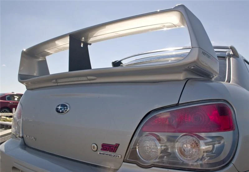 PERRIN 02-07 Subaru STI Wing Stabilizer - Black - Image 2