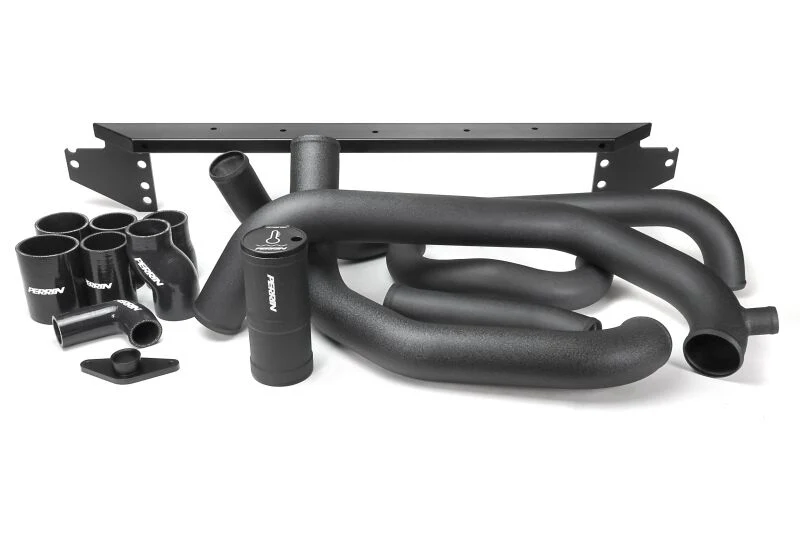 PERRIN 02-07 Subaru WRX/STI Front Mount Intercooler Boost Tube Kit - Black - Image 4