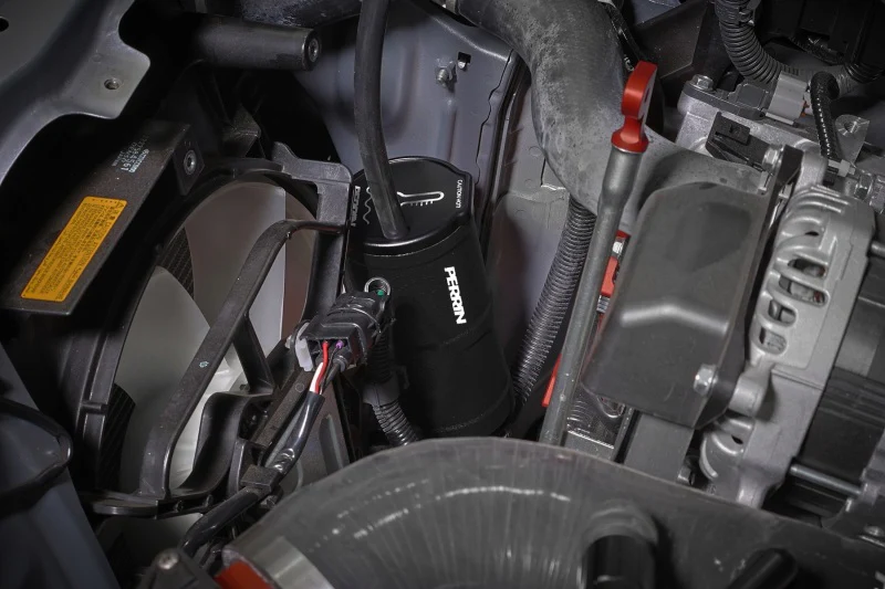 PERRIN 02-26 Subaru WRX / 04-21 STI / 13-26 BRZ/GR86/FRS/86 Coolant Overflow Tank - Black - Image 7