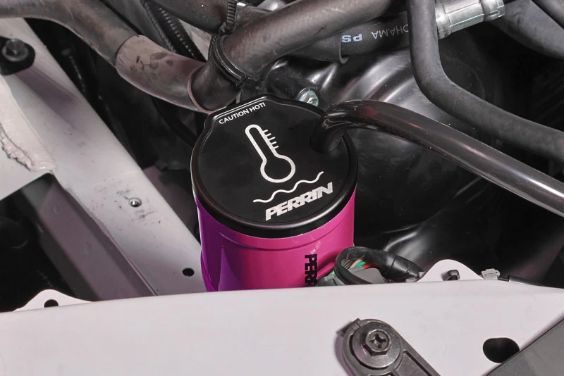 PERRIN 02-26 Subaru WRX / 04-21 STI / 13-26 BRZ/GR86/FRS/86 Coolant Overflow Tank - Hyper Pink - Image 10