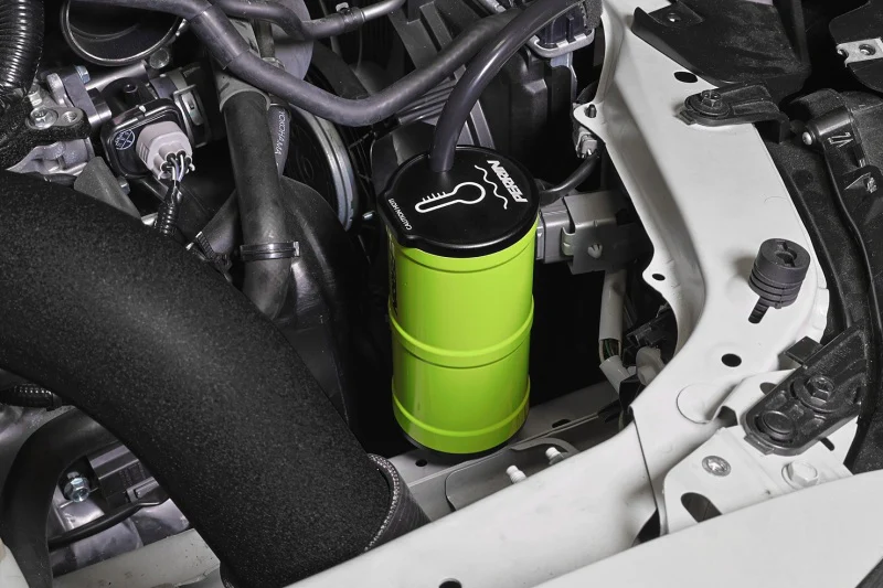 PERRIN 02-26 Subaru WRX / 04-21 STI / 13-26 BRZ/GR86/FRS/86 Coolant Overflow Tank - Neon Yellow - Image 5