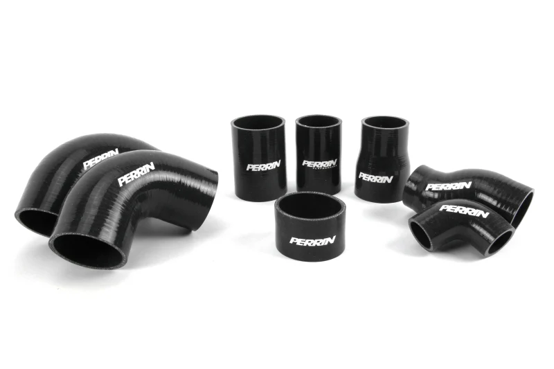 PERRIN 15-21 Subaru STI Front Mount Intercooler Boost Tube Kit - Black - Image 3