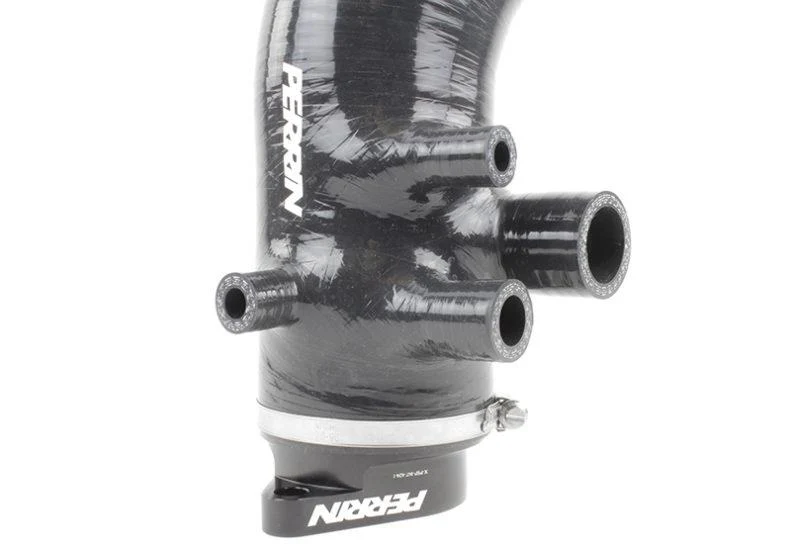 PERRIN 15-21 Subaru WRX / 14-18 Forester XT Turbo Inlet Hose 3in. w/ Turbo Adapter Flange - Black