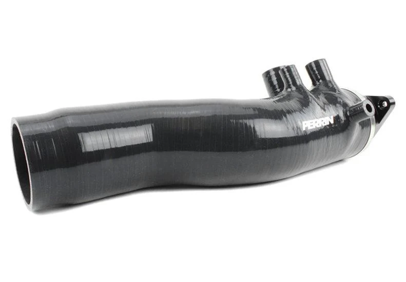 PERRIN 15-21 Subaru WRX / 14-18 Forester XT Turbo Inlet Hose 3in. w/ Turbo Adapter Flange - Black - Image 3
