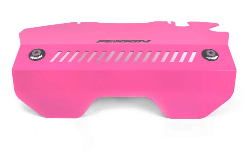 PERRIN 15-21 Subaru WRX Pulley Cover - Hyper Pink - Image 2