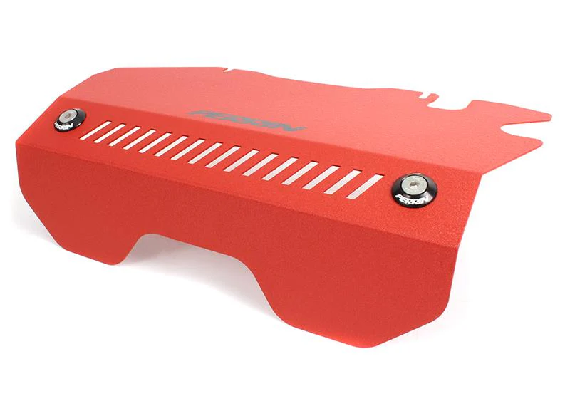 PERRIN 15-21 Subaru WRX Pulley Cover - Red - Image 2