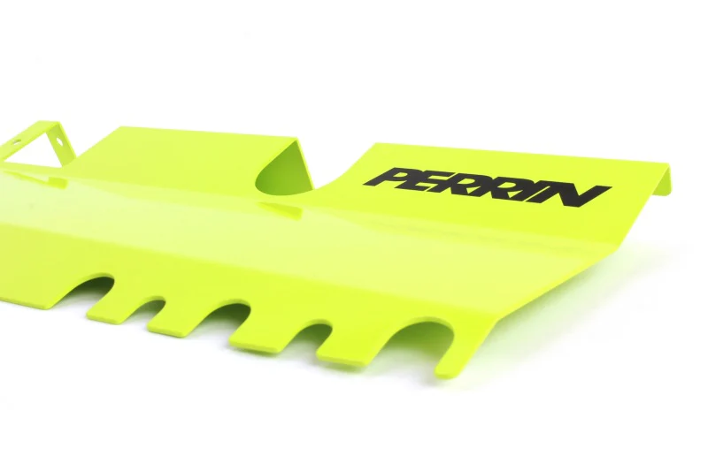 PERRIN 15-21 Subaru WRX/STI Radiator Shroud (Without OEM Intake Scoop) - Neon Yellow - Image 2