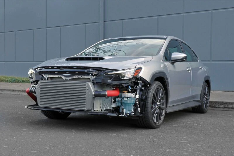 PERRIN 15-26 Subaru WRX/STI Large Size Front Mount Intercooler Core - Silver - Image 2