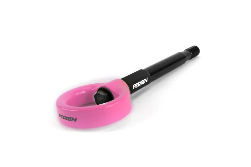 PERRIN 22-26 Toyota GR86 Tow Hook Kit (Front) - Hyper Pink - Image 3