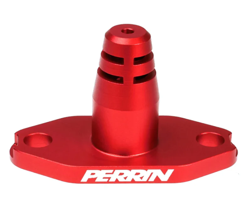PERRIN 22-26 Subaru WRX / 20-26 Ascent & OBXT & Legacy XT Low Profile Intake Return Nozzle - Red - Image 2
