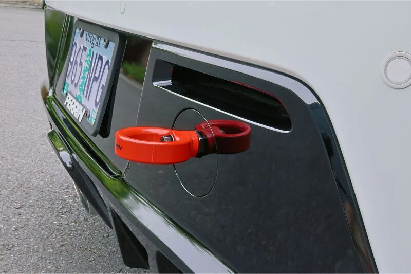 PERRIN 23-26 Toyota GR Corolla Rear Tow Hook - Red - Image 2