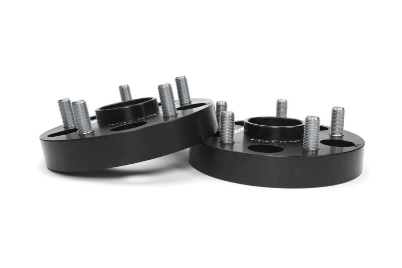 PERRIN Subaru 25mm Wheel Spacers 5x114.3 BP w/56mm Hub - Black - Image 4