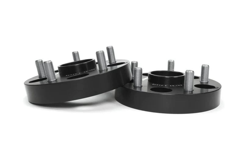 PERRIN Subaru 25mm Wheel Spacers 5x114.3 BP w/56mm Hub - Black - Image 9