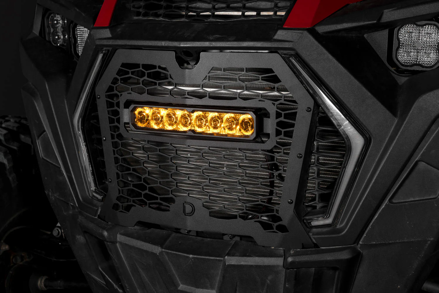 Polaris RZR XP 2019 SS10 Grille Sport Yellow Driving - Image 2