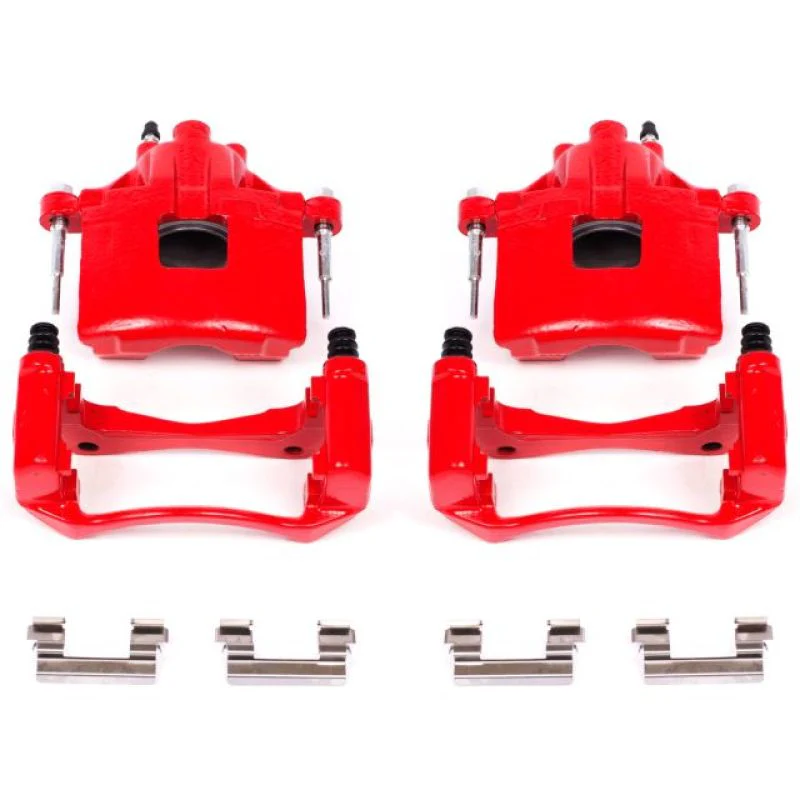Power Stop 00-05 Buick LeSabre Front Red Calipers w/Brackets - Pair