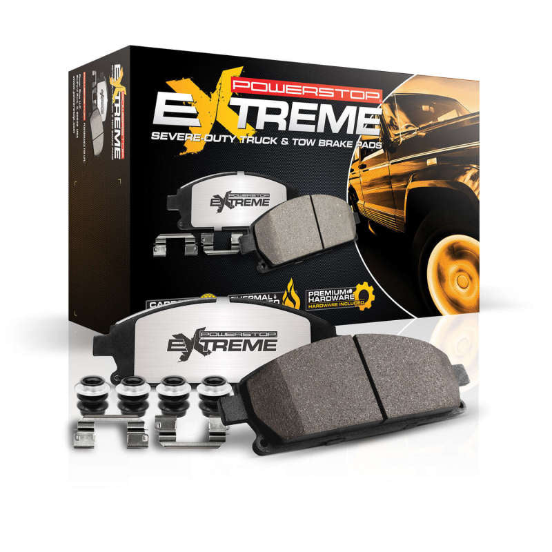 Power Stop 07-09 Chrysler Aspen Front Z36 Truck & Tow Brake Pads w/Hardware - Image 6