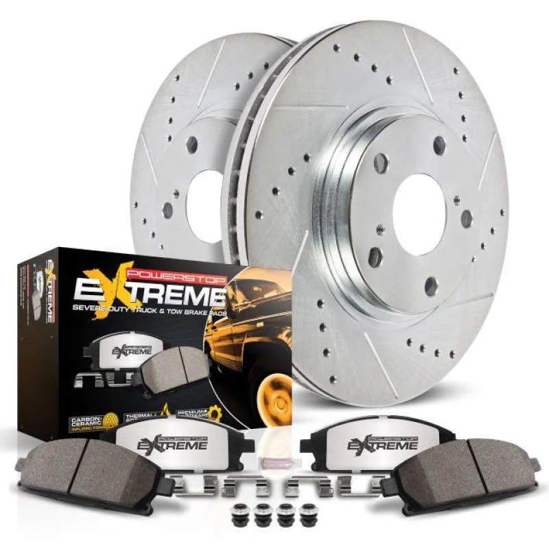 Power Stop 10-11 Ford F-350 Super Duty Front Z36 Truck & Tow Brake Kit - Image 2