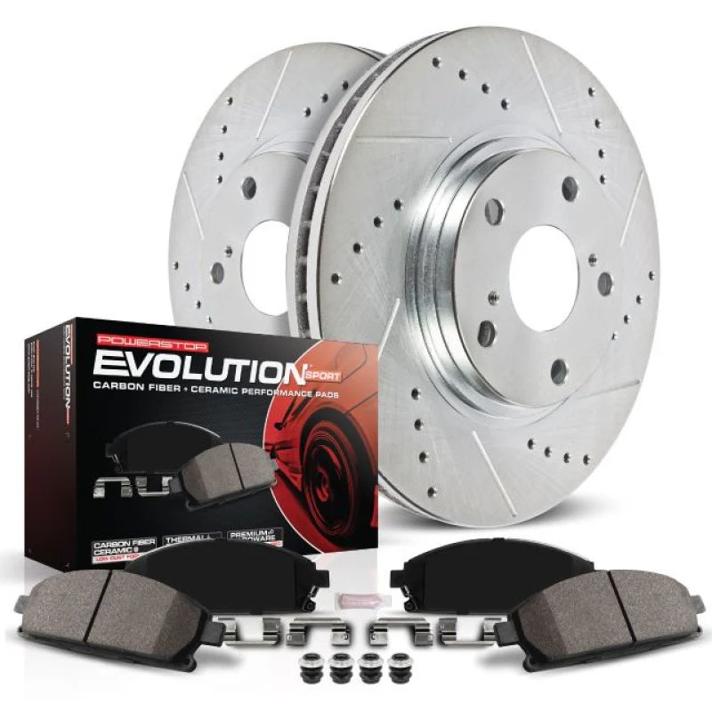 Power Stop 15-20 Dodge Charger Front Z23 Evolution Brake Kit - Image 2