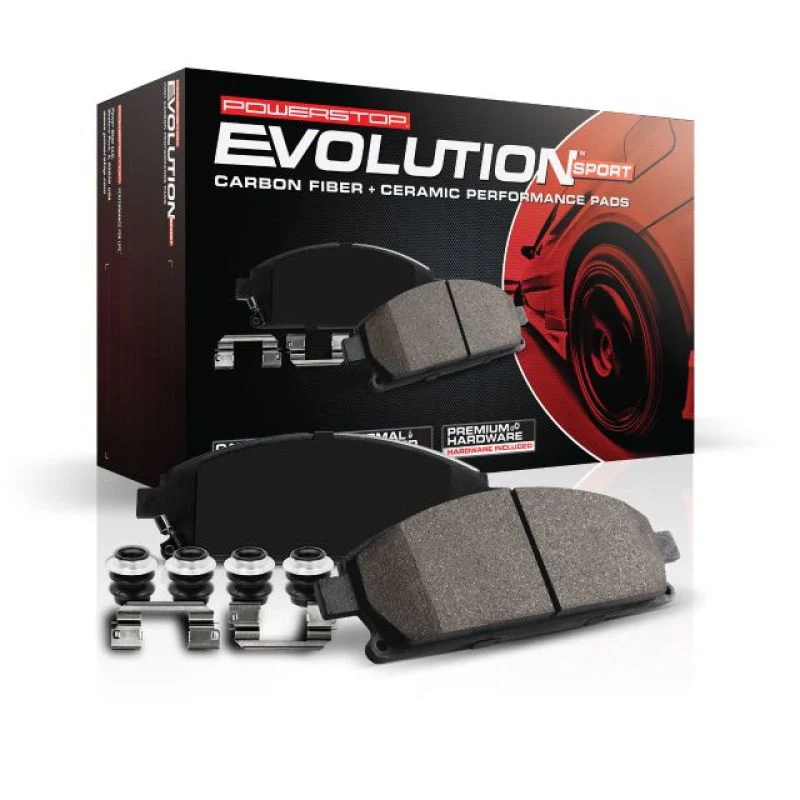 Power Stop 2017 BMW 530i Rear Z23 Evolution Sport Brake Pads w/Hardware - Image 2
