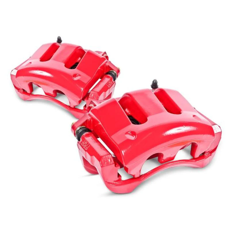 Power Stop 97-00 Acura EL Front Red Calipers w/Brackets - Pair - Image 2