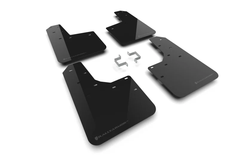 Rally Armor 23-25 Ford Ranger Raptor Black UR Mud Flap Grey Logo - Image 2