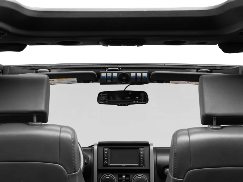 Raxiom 07-18 Jeep Wrangler JK Control Box w/ Switch Panel - Image 2