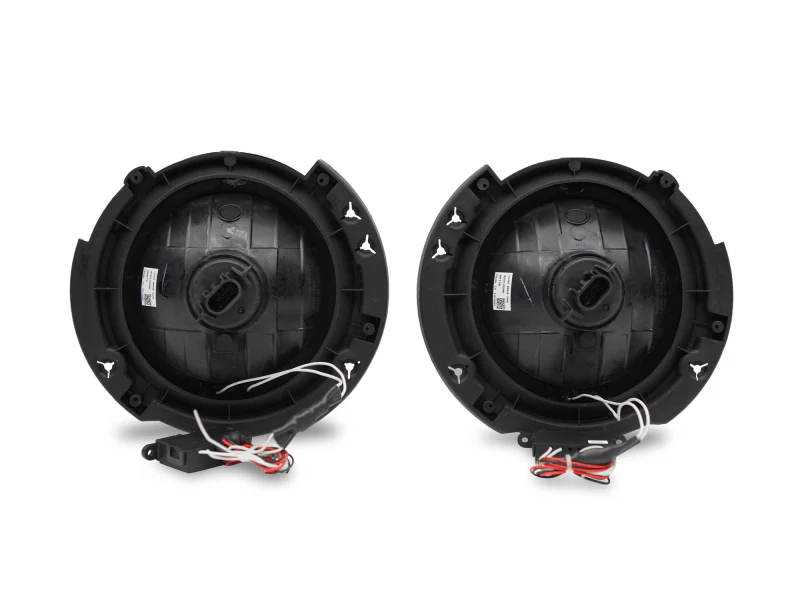 Raxiom 07-18 Jeep Wrangler JK LED Halo Headlights- Chrome Housing (Clear Lens) - Image 13