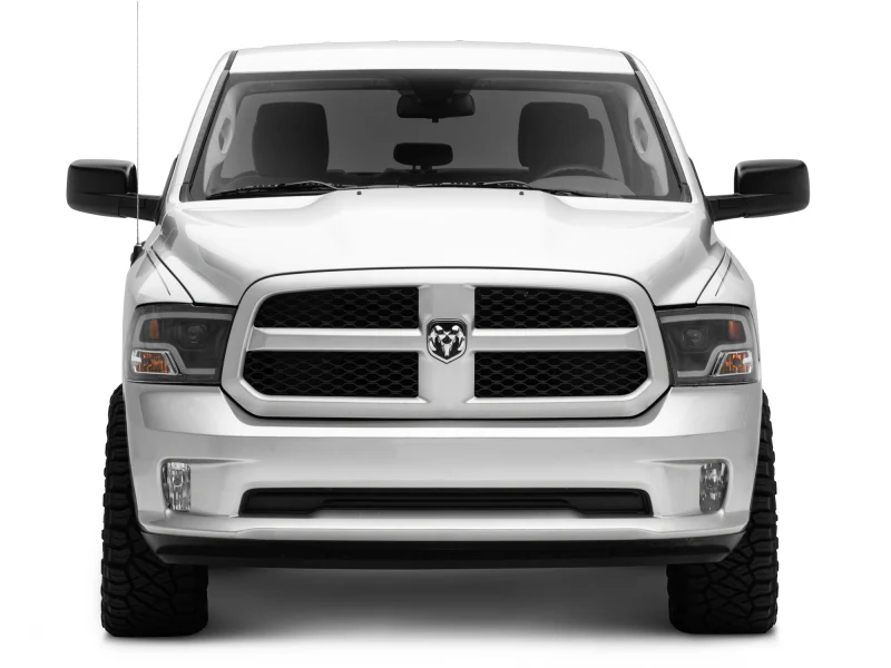 Raxiom 09-18 RAM 1500 LED Halo Projector Headlights- Black Housing (Clear Lens) - Image 10
