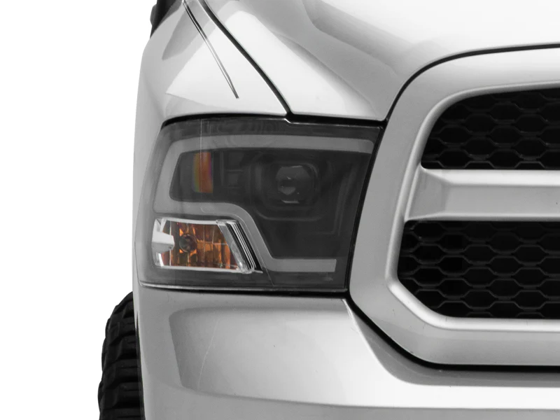 Raxiom 09-18 RAM 1500 LED Halo Projector Headlights- Black Housing (Clear Lens) - Image 11