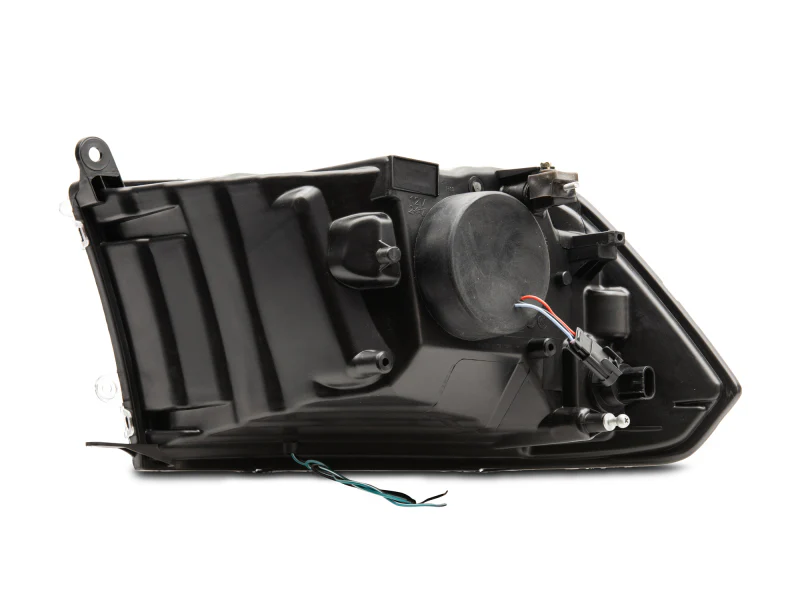 Raxiom 09-18 RAM 1500 LED Halo Projector Headlights- Black Housing (Clear Lens) - Image 2