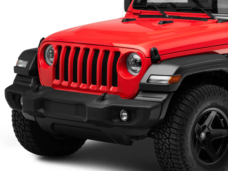 Raxiom 18-22 Jeep Wrangler JL/JT Axial Series LED Headlights- Black Housing (Clear Lens) - Image 13