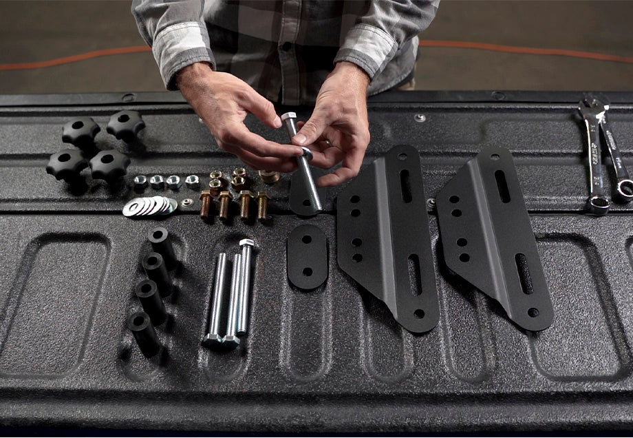 Recovery Board Mounts for Bed Rack - Image 4