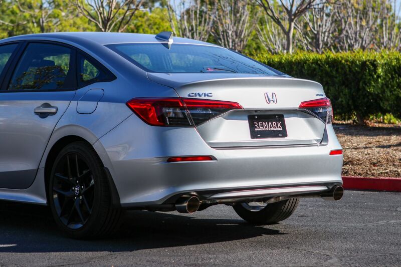 Remark 2022+ Honda Civic Sport Sedan (FE2) Catback Exhaust - Dual Stainless Steel Tips - Image 2