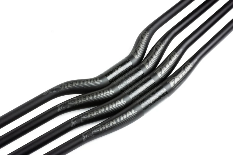 Renthal V3 Fatbar Carbon 35 30 mm. - Carbon/Aluminum Gold - Image 2
