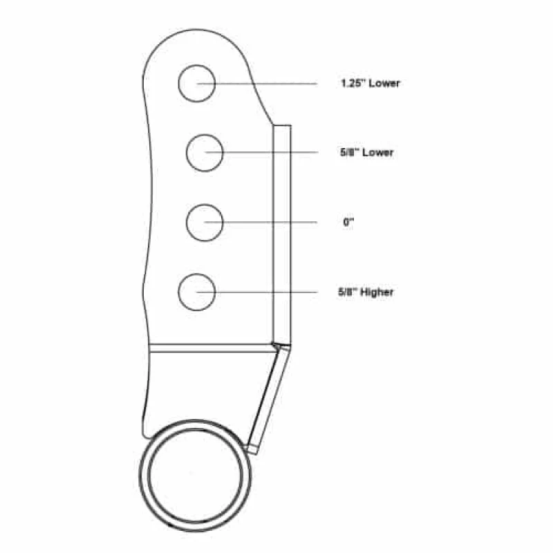 Ridetech 2015+ Ford F-150 2WD/4WD Adjustable Rear Shackles - Image 3