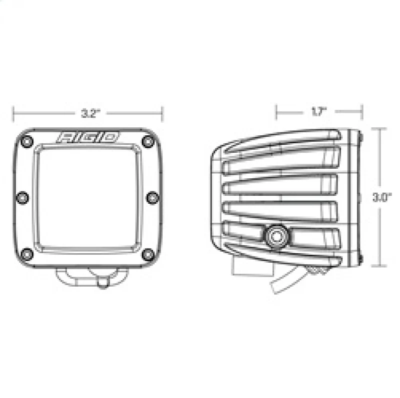 Rigid Industries D-Series PRO SAE Fog Yellow Pair - Image 6