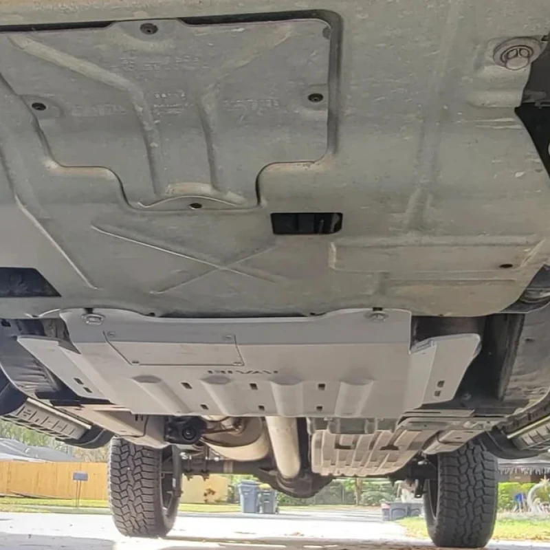 Rival 2015-2026 Ford F150 EcoBoost Only Aluminum Transmission Catalytic Converter Skid Plate - Image 4