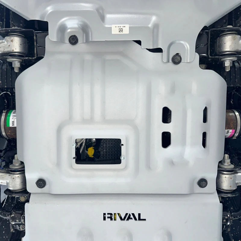 Rival 24-26 Ford Ranger Ford Ranger Raptor Ford Bronco Aluminum Engine Skid Plate - Image 2