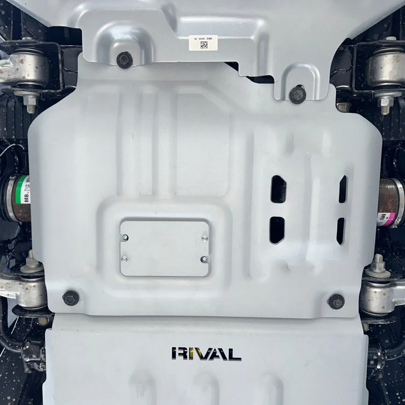 Rival 24-26 Ford Ranger Ford Ranger Raptor Ford Bronco Aluminum Engine Skid Plate - Image 5