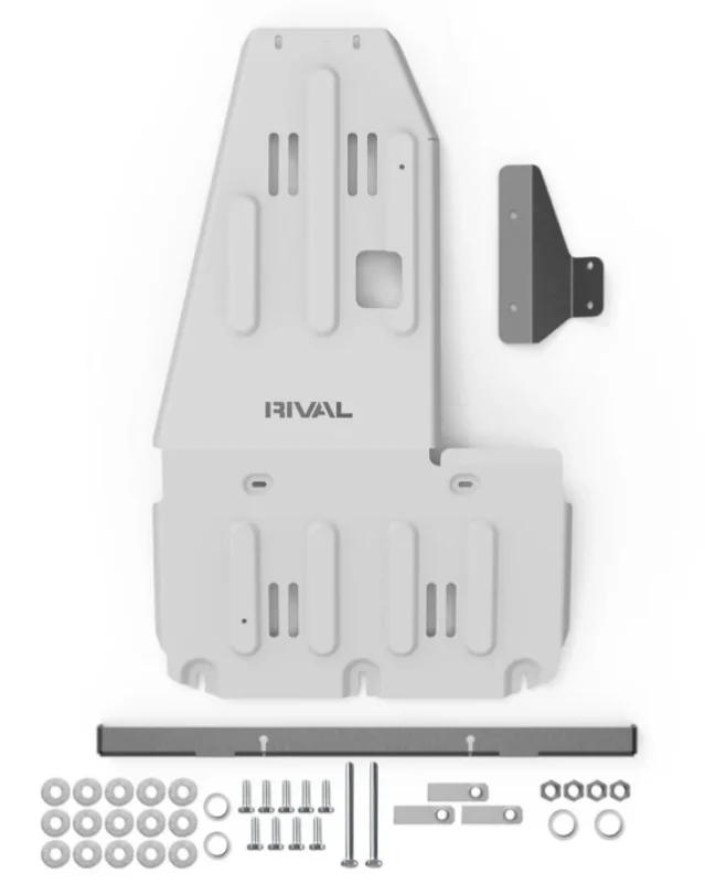 Rival Ineos Grenadier & Quartermaster Aluminum Engine Transmission Catalytic Converter Skid Plat - Image 2