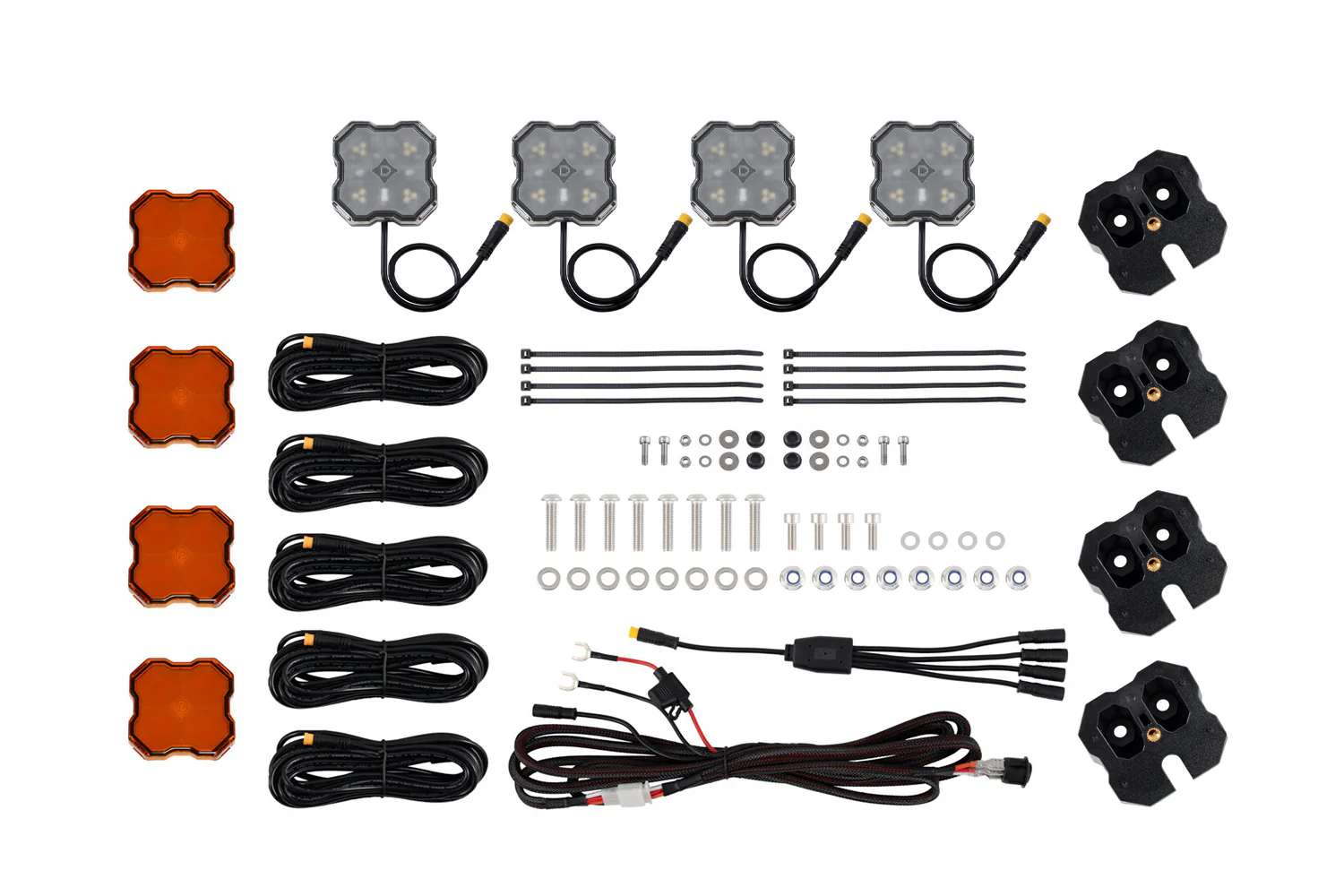 Roof Rack Scene Light Dual Color Red/White Kit