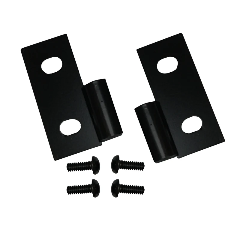 Rugged Ridge 76-06 Jeep CJ / Jeep Wrangler Black Lower Door Hinge Brackets - Image 2